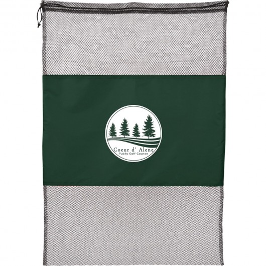 Mesh Laundry Bags hunter green